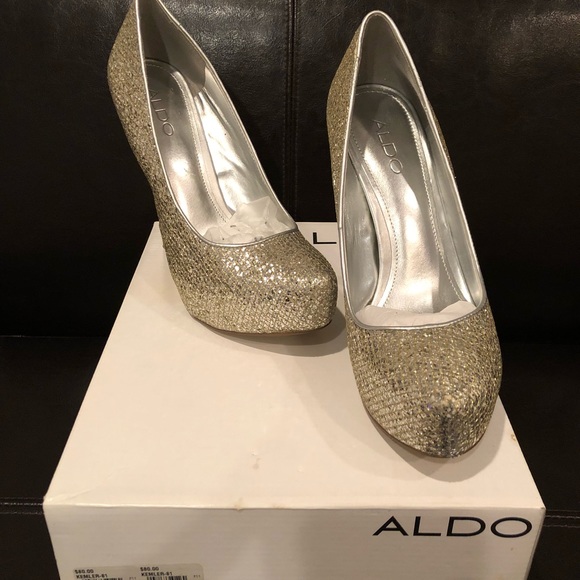 Aldo Shoes - ALDO rhinestone/sequence evening shoes. Size 7.